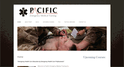 Desktop Screenshot of pacificemergencymedicaltraining.com